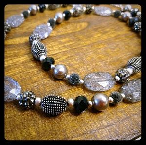 Black & Silver necklace